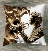 Bassline Bliss Indoor Pillow